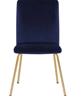 Beliani Tuoli Sametti Laivastonsininen 2 Kpl Rubio Sale