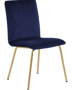 Beliani Tuoli Sametti Laivastonsininen 2 Kpl Rubio Sale