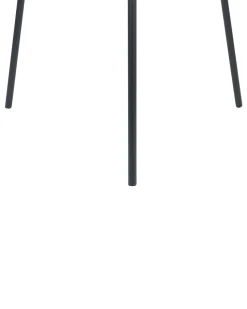 Beliani Tuoli Sametti Musta 2 Kpl Boonville Shop