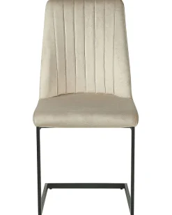 Beliani Tuoli Sametti Ruskeanharmaa 2 Kpl Lavonia Discount