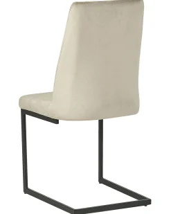 Beliani Tuoli Sametti Ruskeanharmaa 2 Kpl Lavonia Discount