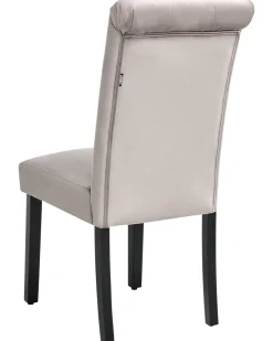 Beliani Tuoli Sametti Ruskeanharmaa 2 Kpl Velva Ii Flash Sale