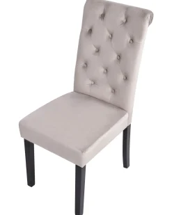 Beliani Tuoli Sametti Ruskeanharmaa 2 Kpl Velva Ii Flash Sale