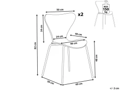 Beliani Tuoli Sametti Vaaleanharmaa/Hopea 2 Kpl Boonville Online