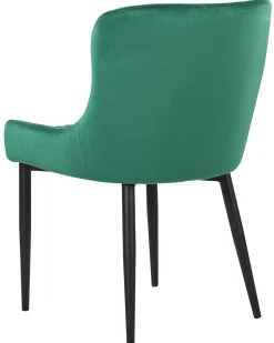 Beliani Tuoli Sametti Vihrea 2 Kpl Solano Best