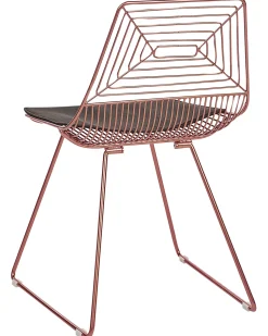 Beliani Tuoli Teras Ruusukulta 2 Kpl Beatty Hot