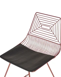 Beliani Tuoli Teras Ruusukulta 2 Kpl Beatty Hot