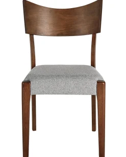 Beliani Tuoli Tumma Puu/Harmaa 2 Kpl Eden Hot