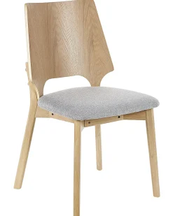 Beliani Tuoli Vaalea Puu/Harmaa 2 Kpl Abee Outlet