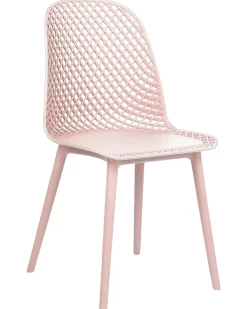 Beliani Tuoli Vaaleanpunainen 4 Kpl Emory Cheap