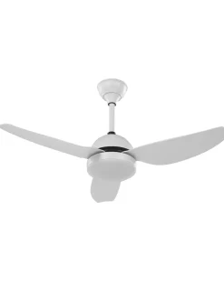 Beliani Tuuletinvalaisin Metalli Valkoinen Toplica Discount