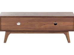 Beliani Tv-Taso 4 Hyllya Tumma Puu/Valkoinen Buffalo Outlet