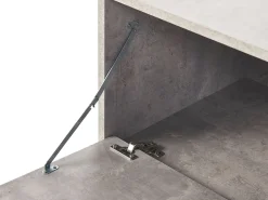 Beliani Tv-Taso 2 Kaappia Harmaa/Musta Halston Cheap