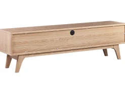 Beliani Tv-Taso 2 Kaappia Laatikko Vaalea Puu/Valkoinen Eerie Store