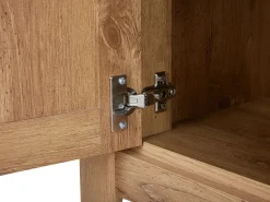 Beliani Tv-Taso 2 Kaappia Laatikko Vaalea Puu Agora Fashion