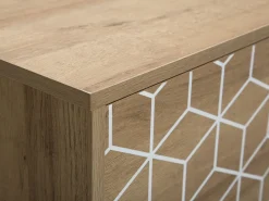 Beliani Tv-Taso 2 Kaappia Vaalea Puu Torvi Outlet