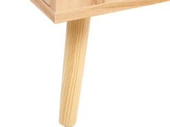 Beliani Tv-Taso 4 Laatikkoa Hylly Vaalea Puu Perote Discount