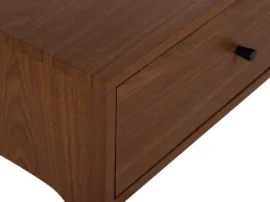 Beliani Tv-Taso 2 Laatikkoa Tumma Puu Corina Sale