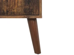 Beliani Tv-Taso Kaappi 2 Hyllya Tumma Puu Vanler Store