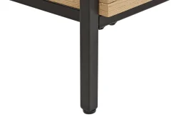 Beliani Tv-Taso Kaappi 3 Hyllya Vaalea Puu/Harmaa Moines Flash Sale