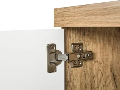 Beliani Tv-Taso Kaappi 2 Laatikkoa Vaalea Puu/Valkoinen Farada Sale