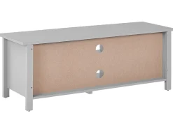 Beliani Tv-Taso Kaappi 2 Laatikkoa Vaaleanharmaa Honolulu Cheap