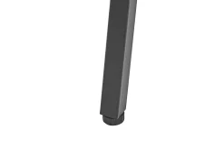 Beliani Tyopoyta 3 Hyllya Tumma Puu/Musta 100 X 50 Cm Harison Best