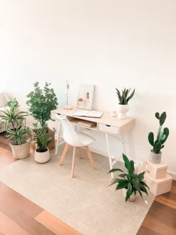 Beliani Tyopoyta 2 Laatikkoa Hylly Vaalea Puu/Valkoinen 120 X 48 Cm Clarita Best Sale