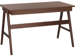 Beliani Tyopoyta 2 Laatikkoa Tumma Puu 120 X 70 Cm Sheslay Hot