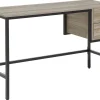 Beliani Tyopoyta 2 Laatikkoa Vaalea Puu/Musta 120 X 48 Cm Grant Best Sale