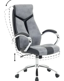 Beliani Tyotuoli Harmaa Formula Flash Sale