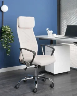 Beliani Tyotuoli Kangas Beige Pioneer New