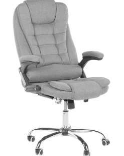 Beliani Tyotuoli Kangas Harmaa Royal Best