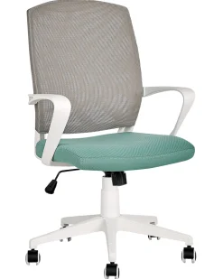 Beliani Tyotuoli Kangas Harmaa/Sininen Bonny Best