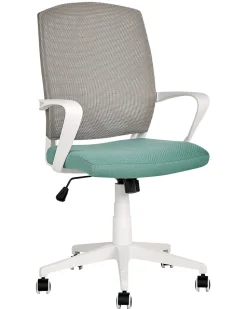 Beliani Tyotuoli Kangas Harmaa/Sininen Bonny Best