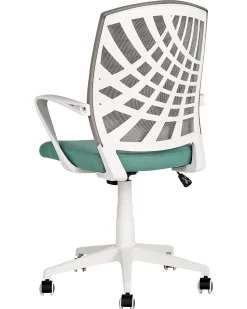 Beliani Tyotuoli Kangas Harmaa/Sininen Bonny Best