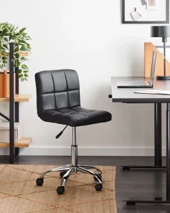 Beliani Tyotuoli Kangas Musta Marion Shop