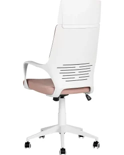 Beliani Tyotuoli Kangas Persikka/Valkoinen Delight Discount