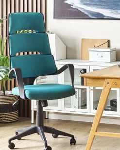 Beliani Tyotuoli Kangas Sininen/Musta Grandiose Cheap