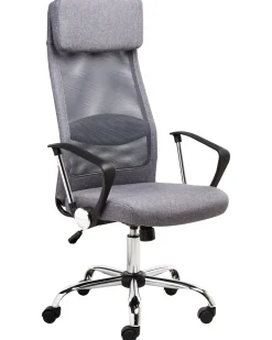 Beliani Tyotuoli Kangas Tummanharmaa Pioneer Cheap