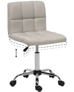 Beliani Tyotuoli Kangas Vaalea Beige Marion Sale