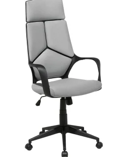 Beliani Tyotuoli Kangas Vaaleanharmaa/Musta Delight Cheap