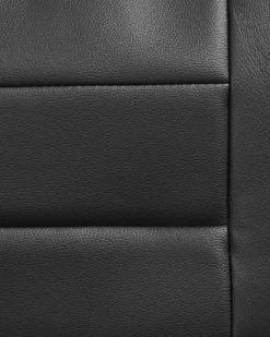 Beliani Tyotuoli Keinonahka Hierova Musta Grandeur Store