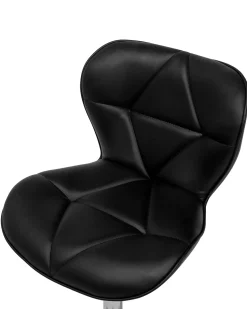 Beliani Tyotuoli Keinonahka Musta Valetta Fashion