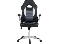 Beliani Tyotuoli Keinonahka Musta Dean Best