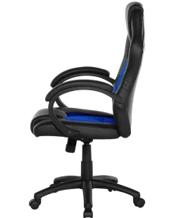 Beliani Tyotuoli Keinonahka Musta/Laivastonsininen Fighter Shop