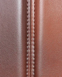 Beliani Tyotuoli Keinonahka Tummanruskea Newdale Online