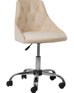 Beliani Tyotuoli Sametti Beige Parrish Best