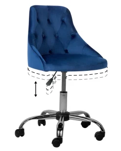 Beliani Tyotuoli Sametti Laivastonsininen Parrish Outlet