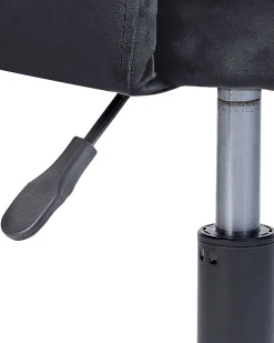 Beliani Tyotuoli Sametti Musta Sanilac Outlet